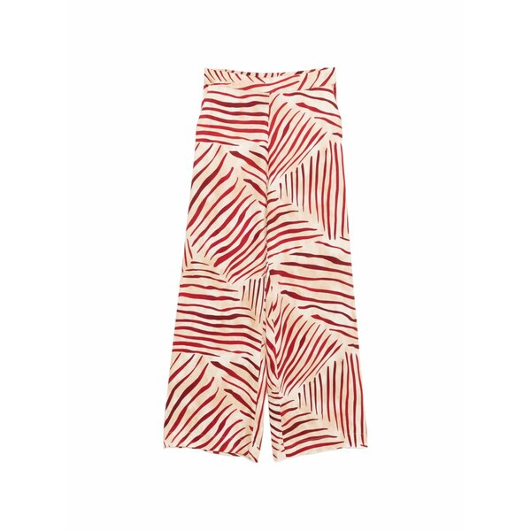 クリップス レディース カジュアルパンツ ボトムス Abstract-print palazzo pants Neutrals｜asty