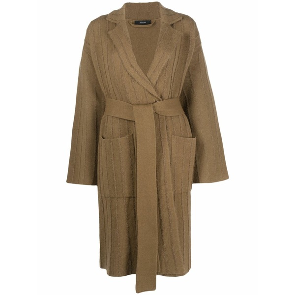 ジョセフ レディース ジレー アウター Striped fine-knit coat Green