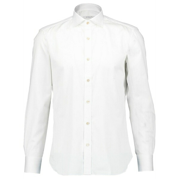 ボリオリ メンズ シャツ トップス Cotton buttoned shirt White|asty