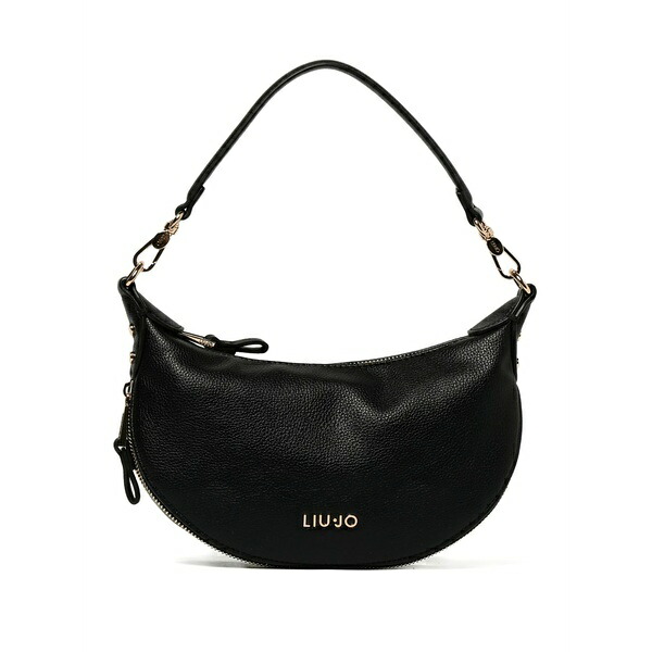 リュージョー レディース ショルダーバッグ 御徒面子 Crescent zip satchel Black