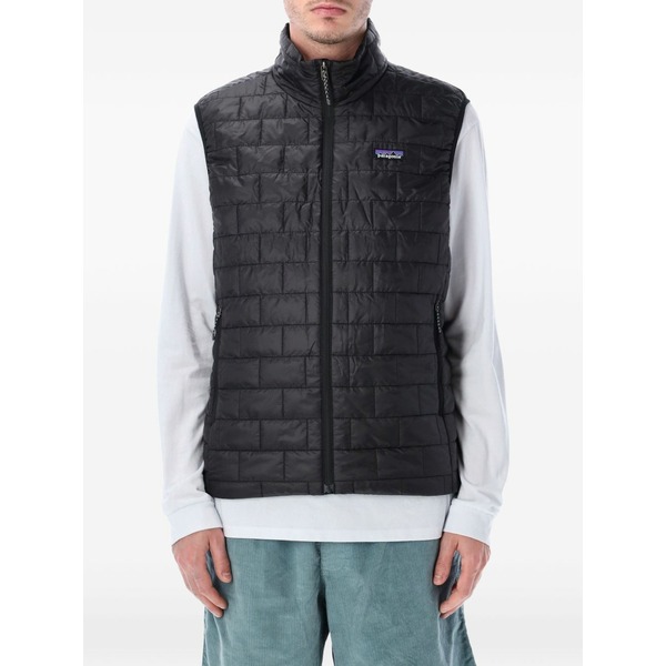 パタゴニア メンズ 上衣＆上衣 アウター Nano puff?? quilted gilet Black コート・ジャケット-メンズファッション