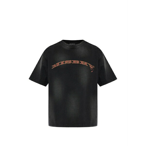 ミスビヘイブ メンズ Tシャツ トップス Short-sleeve t-shirt Black|asty