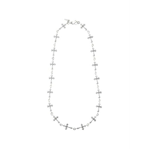 エマニュエレ ビコッキ メンズ 首飾り・チョー鉄道車両 付属物 Rose multi-cross necklace Silver