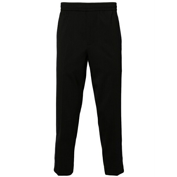 ニールバレット メンズ カジュアルパンツ ボトムス Drawstring-waist tapered trousers Black