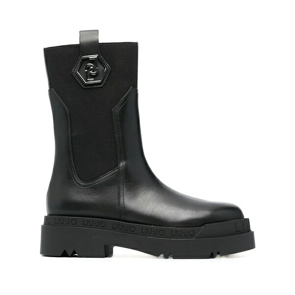 リュージョー レディース ブーツ シューズ Love 34 leather chelsea boots Black