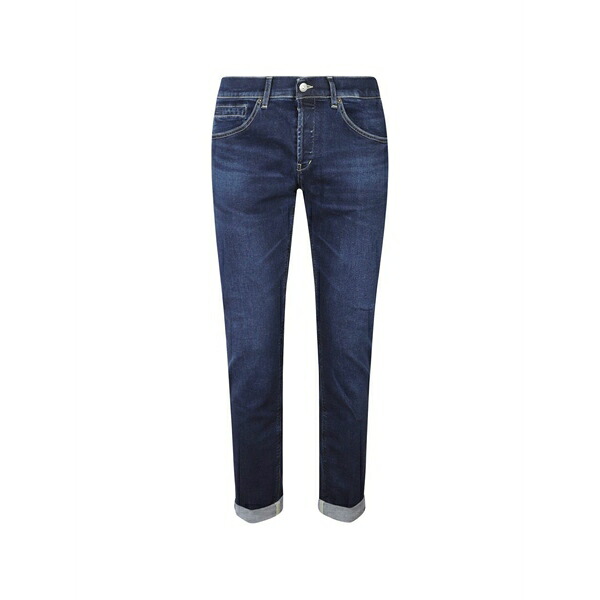 ドンダップ メンズ ジーンズズボン下 ボトムス Button-fastening jeans Blue