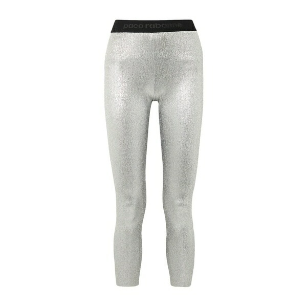 パコ・ラバンヌ レギンス ボトムス レディース Leggings Silver-