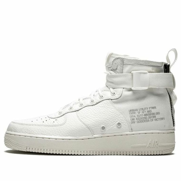Nike ナイキ メンズ スニーカー 【Nike SF Air Force 1 Mid 'Triple Ivory' AA6655-100】 サイズ US_12(30.0cm)|asty