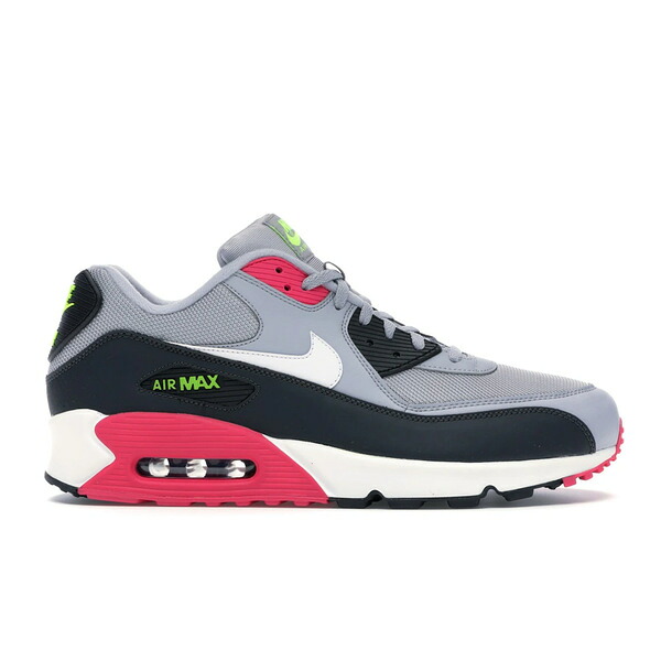 Nike ナイキ メンズ スニーカー  【Nike Air Max 90 Wolf Grey Rush Pink】  大きさ US_12(30.0珊) Wolf Grey/Rush Pink-Volt-White