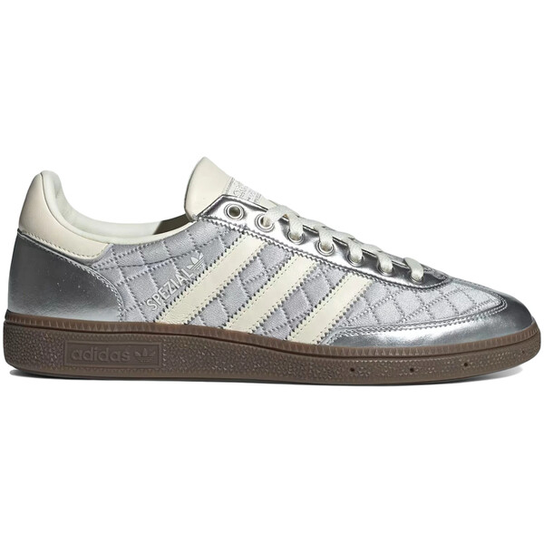 adidas アディダス メンズ スニーカー  【adidas Handball Spezial Quilted Silver Metallic Cream White Gum】  大きさ US_10.5(28.5珊) Silver Metallic/Cream White/Gum