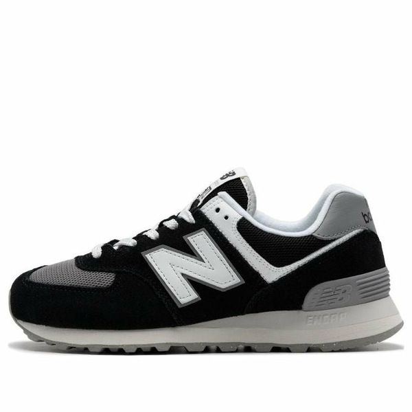 New Balance ニュー平衡にする メンズ スニーカー  【New Balance 574 \u0027Black Grey White\u0027 U574FBG】  大いさ US_10.5(28.5糎)