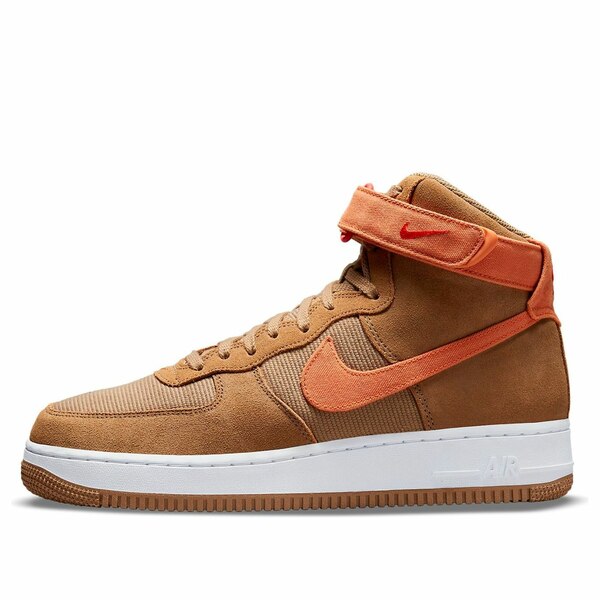 Nike ナイキ メンズ スニーカー 【Nike Air Force 1 High '07 LX 'Dark Driftwood Hot Curry' DH7566-200】 サイズ US_12.5(30.5cm)|asty