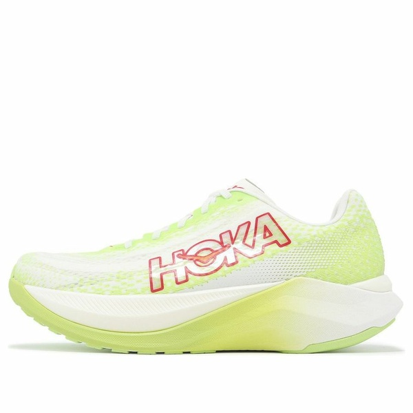 HOKA ONE ONE ホカオネオネ メンズ スニーカー  【HOKA ONE ONE Mach X \u0027Lettuce White\u0027 1141450-LCW】  大きさ US_10.5(28.5糎)