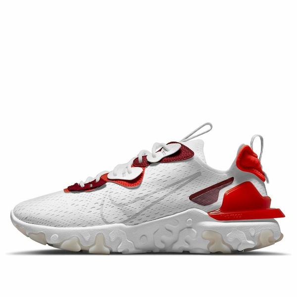 Nike ナイキ メンズ スニーカー  【Nike React Vision \u0027White Team Red\u0027 DM2828-100】  大きさ US_8.5(26.5糎)