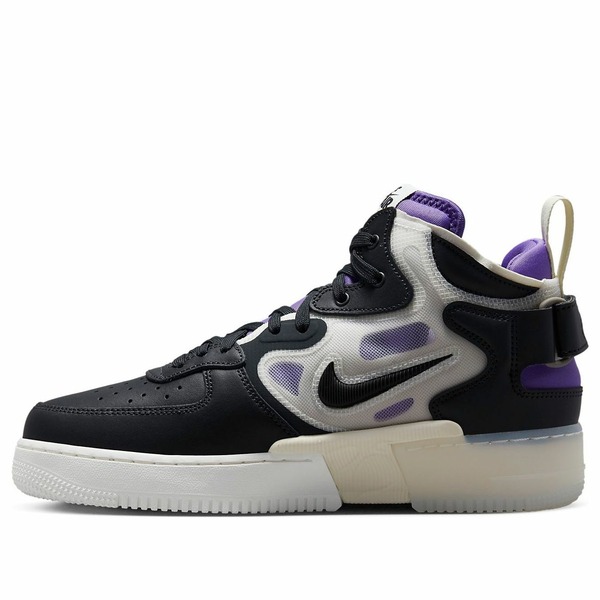 Nike ナイキ メンズ スニーカー  【Nike Air Force 1 Mid React \u0027Off Noir Action Grape\u0027 DQ1872-001】  大きさ US_5(23.0糎)