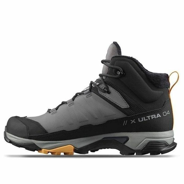 SALOMON サロモン メンズ スニーカー  【SALOMON X Ultra 4 Mid Ts Cswp \u0027Grey Black\u0027 413552】  大きさ US_8.5(26.5糎)