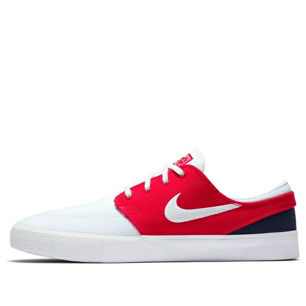 Nike ナイキ メンズ スニーカー  【Nike Zoom Stefan Janoski Canvas RM SB \u0027White University Red\u0027 AR7718-105】  大きさ US_8(26.0糎)