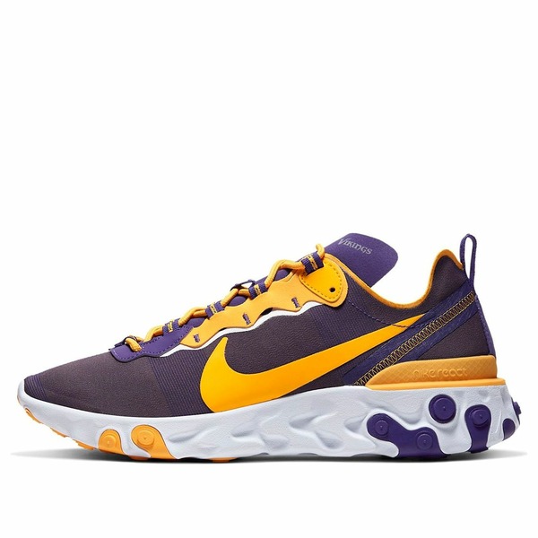 Nike ナイキ メンズ スニーカー  【Nike NFL x React Element 55 \u0027Minnesota Vikings\u0027 CK4897-500】  大きさ US_7(25.0糎)