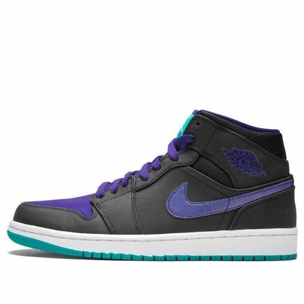 Jordan ジョーダン メンズ スニーカー  【Air Jordan 1 Mid \u0027Grape\u0027 554724-015】  大きさ US_12.5(30.5糎)