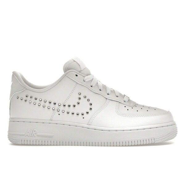 Nike ナイキ レディース スニーカー 【Nike Air Force 1 Low '07 Studded Swoosh (Women's)】 サイズ US_W_10.5 White/Metallic Silver/Platinum Tint/Chrome｜asty