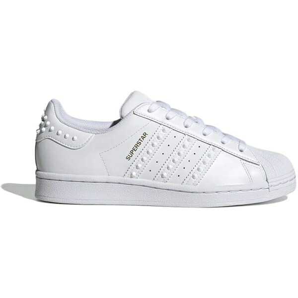 adidas アディダス レディース スニーカー  【adidas Superstar Cloud White Stud (Women\u0027s)】  大きさ US_7.5(24.5珊) Cloud White / Cloud White / Gold Metallic