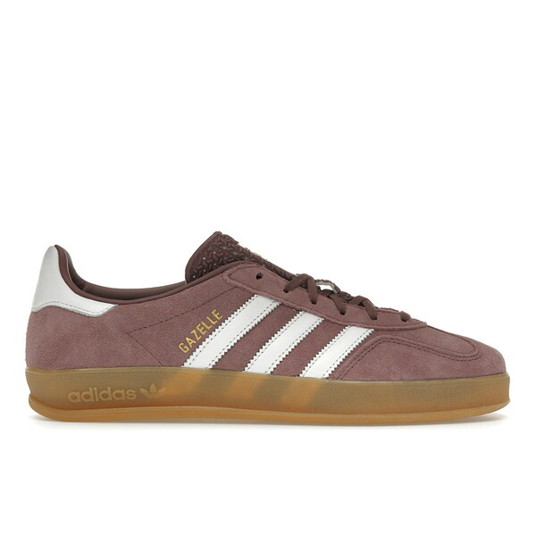 adidas アディダス レディース スニーカー  【adidas Gazelle Indoor Shadow Fig (Women\u0027s)】  大きさ US_8(25.0糎) Shadow Fig/Footwear White/Gum