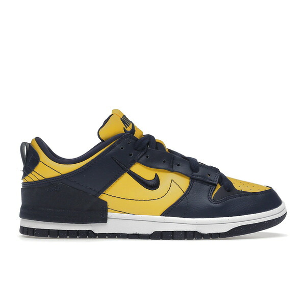 Nike ナイキ レディース スニーカー  【Nike Dunk Low Disrupt 2 Michigan (Women\u0027s)】  大きさ US_8.5(25.5糎) Midnight Navy/Obsidian-Tour Yellow-White