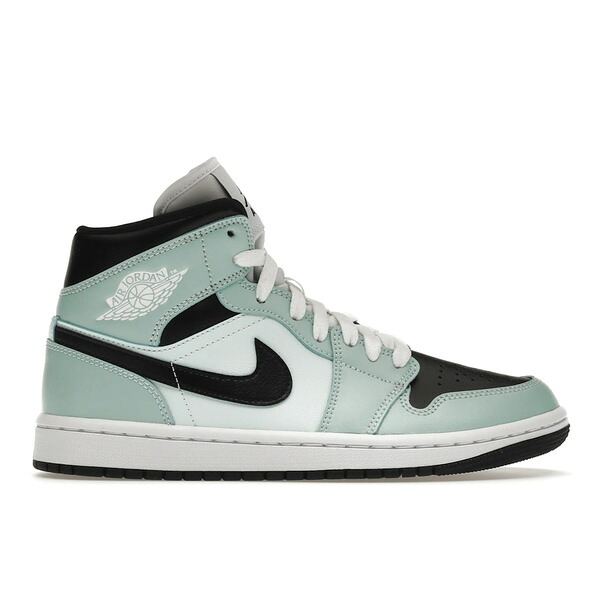 Jordan ジョーダン レディース スニーカー 【Jordan 1 Mid Aqua Blue Tint (Women's)】 サイズ US_9.5(26.5cm) Light Dew/Black-Teal Tint-White｜asty