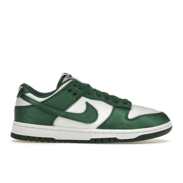 Nike ナイキ レディース スニーカー 【Nike Dunk Low Michigan State Satin (Women's)】 サイズ US_W_11.5 White/Team Green｜asty
