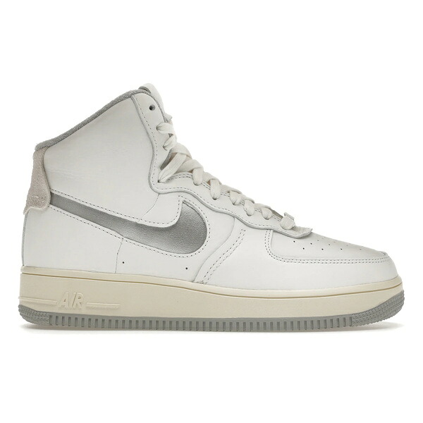 Nike ナイキ レディース スニーカー  【Nike Air Force 1 High Sculpt White Silver (Women\u0027s)】  大きさ US_6(23.0糎) Summit White/Light Smoke Grey-Summit White