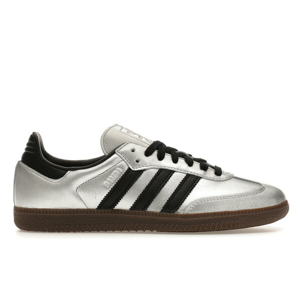adidas アディダス レディース スニーカー 【adidas Samba OG Silver Metallic Black Gum (Women's)】 サイズ US_7(24.0cm) Silver Metallic/Core Black/Gum 5｜asty 33,670円