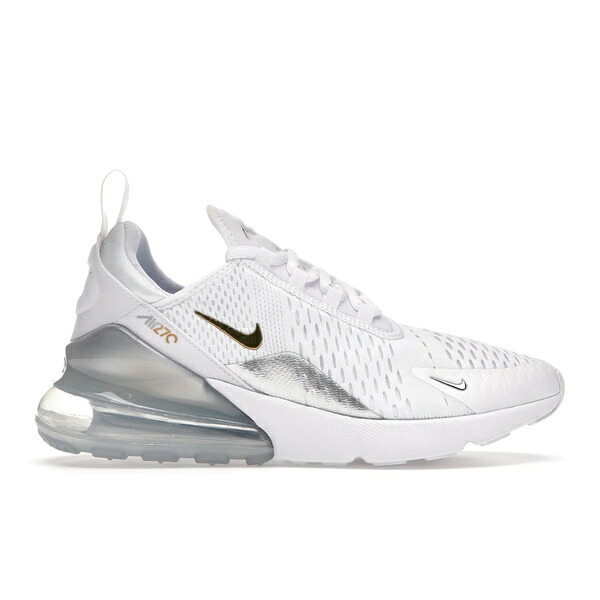 Nike ナイキ レディース スニーカー 【Nike Air Max 270 White Metallic Gold (Women's)】 サイズ US_5(22.0cm) Gold/Silver/White|asty