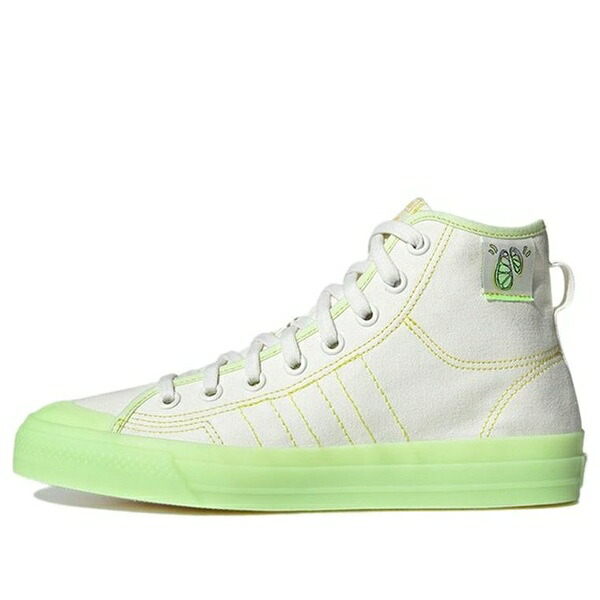 adidas アディダス メンズ スニーカー 【adidas Nizza Hi Rf 'Cream Yellowgreen' GX2706】 サイズ US_7.5(25.5cm)｜asty