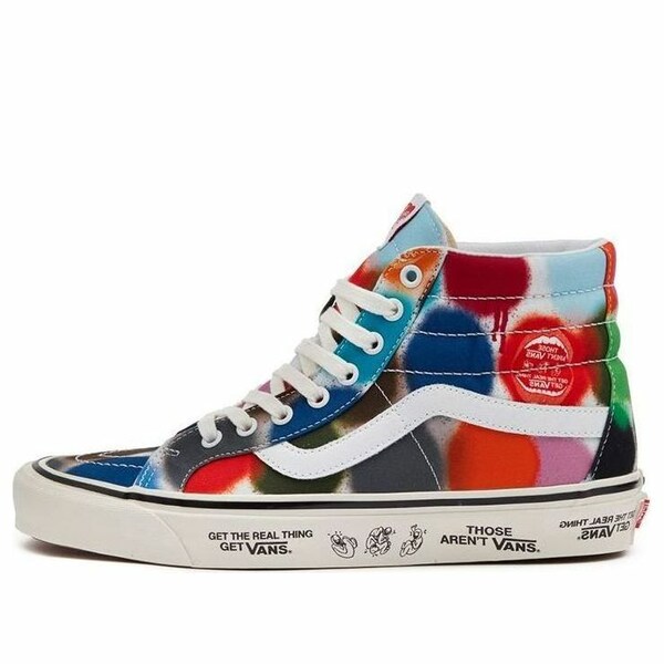 Vans バンズ メンズ スニーカー  【Vans SK8-Hi Wear-resistant Non-Slip Casual Skateboarding Shoes MULTI-COLOR VN0A38GF9XQ】  大きさ US_M_4