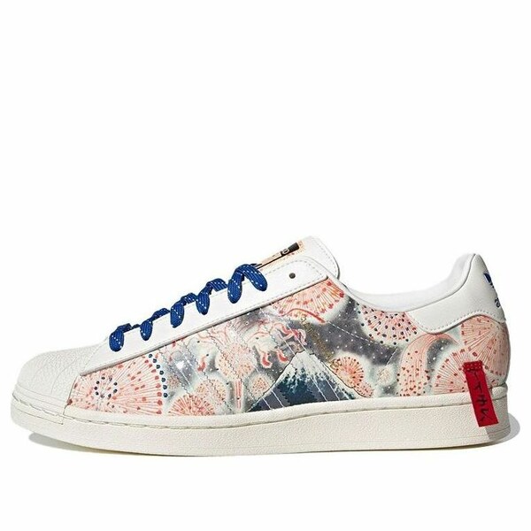 adidas アディダス メンズ スニーカー  【adidas x Atmos x Three Tides Tattoo Superstar \u0027Mt. Fuji\u0027 GX7791】  大いさ US_6(24.0糎) 靴-メンズ靴