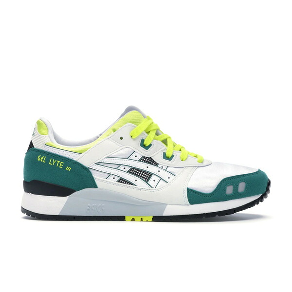ASICS アシックス メンズ スニーカー 【ASICS Gel-Lyte III OG Green Yellow (2019)】 サイズ US_9(27.0cm) White/Green-Yellow｜asty
