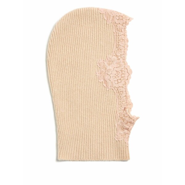 ヴァレンティノ ガラヴァーニ レディース 鳥打ち帽 付属物 Lace cashmere balaclava -