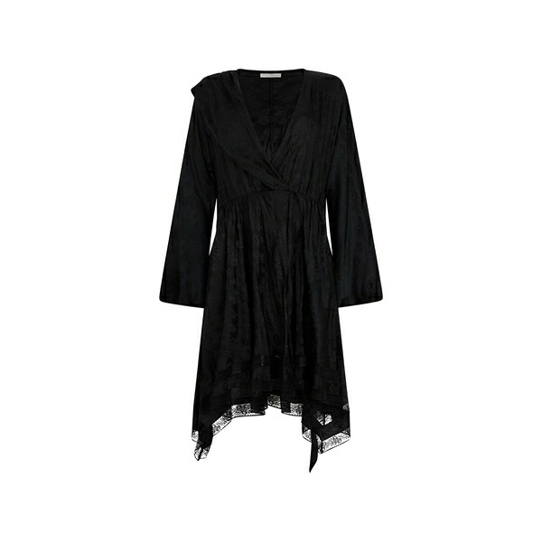 フィロソフィーデロレンゾセラフィーニ レディース 衣装 トップス V-neck floral MIDI dress Black
