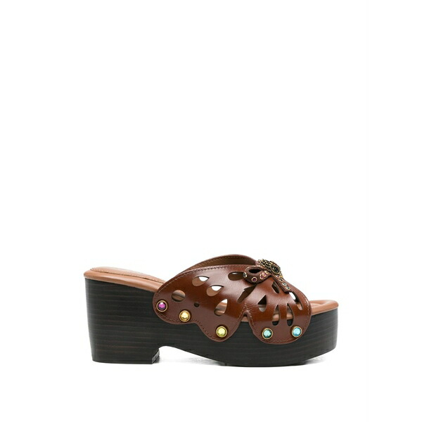 カートジェイガーロンドン レディース サンダル シューズ Bufferfly embellished sandals Brown｜asty 49,080円