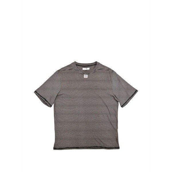 取り次ぎ メンズ プルオーバー トップス Striped t-shirt Grey