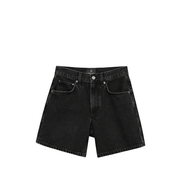 アニービン レディース 心地好いズボン下 ボトムス Buttoned shorts Black