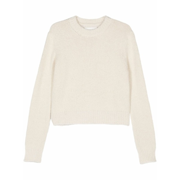 ジル・サンダー レディース 編み物\u0026ティーシャツ アウター Crew-neck sweater White