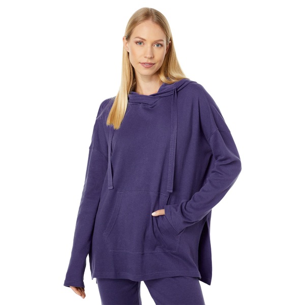 パクト レディース パーカー スウェットシャツ アウター Airplane Poncho Ink Blue 在庫あり
