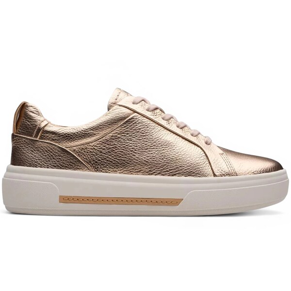 Clarks クラークス レディース スニーカー  【Clarks Hollyhock Walk Copper Metallic (Women\u0027s)】  大いさ US_9(26.0珊) Copper Metallic 靴-レディース靴-スニーカー