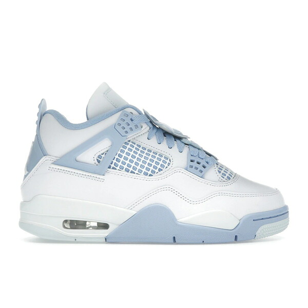 Jordan ジョーダン レディース スニーカー  【Jordan 4 Retro Forget Me Not (Women\u0027s)】  大きさ US_6(23.0糎) White/Aluminum-Blue Tint-Oil Green