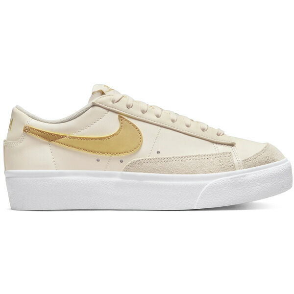 Nike ナイキ レディース スニーカー  【Nike Blazer Low Platform Pale Ivory White Saturn Gold (Women\u0027s)】  大きさ US_5(22.0珊) Pale Ivory/White/Saturn Gold