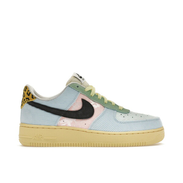 Nike ナイキ レディース スニーカー  【Nike Air Force 1 Low \u002707 Spring Mix (Women\u0027s)】  大きさ US_8.5(25.5糎) Celestine Blue/Off Noir/Teal Tint/Lemon Wash