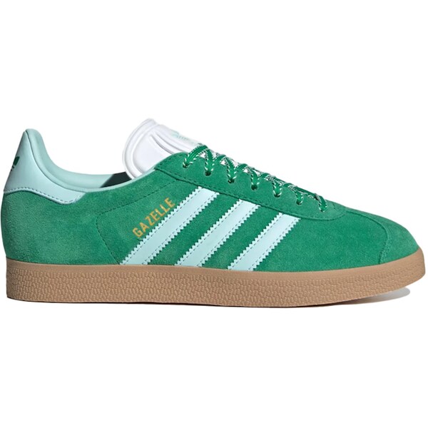adidas アディダス レディース スニーカー  【adidas Gazelle Green Semi Flash Aqua (Women\u0027s)】  大きさ US_7.5(24.5糎) Green/Semi Flash Aqua/Gold Metallic