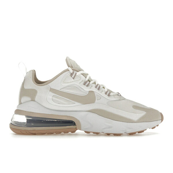 Nike ナイキ レディース スニーカー  【Nike Air Max 270 React Summit White Orewood Brown (Women\u0027s)】  大きさ US_6(23.0糎) Summit White/Light Orewood Brown