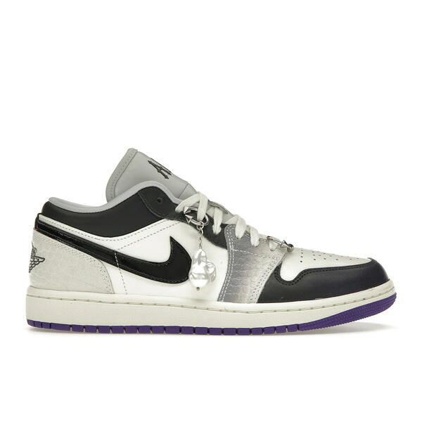 Jordan ジョーダン レディース スニーカー  【Jordan 1 Low SE Punk Rock (Women\u0027s)】  大きさ US_W_11.5 Sail/Black Sail/Cement Grey/Playful Pink/Field Purple